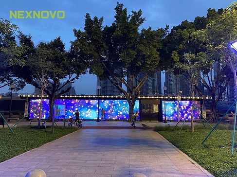 晶泓光電玻璃NSN系列閃耀百年大沙頭碼頭，讓羊城夜色更璀璨！