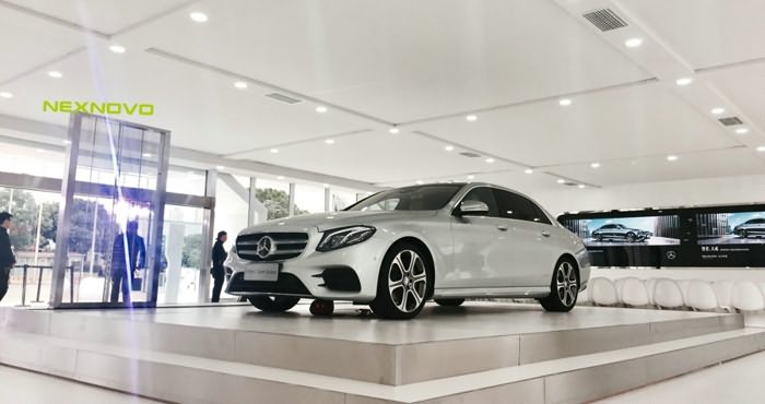 Mercedes-Benz攜手晶泓(NEXNOVO)透明LED顯示屏開展E級車智享體驗(yàn)全國巡展(圖2)