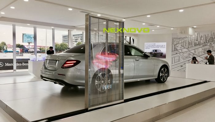 Mercedes-Benz攜手晶泓(NEXNOVO)透明LED顯示屏開展E級車智享體驗(yàn)全國巡展(圖5)