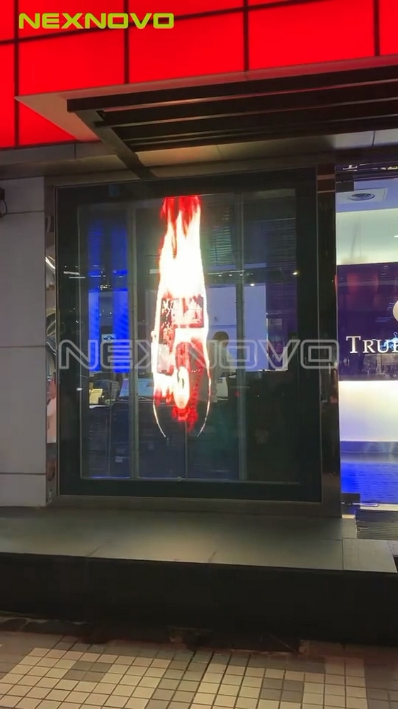 臺灣TRUE FITNESS 古亭健身館透明LED顯示屏項(xiàng)目(圖3)