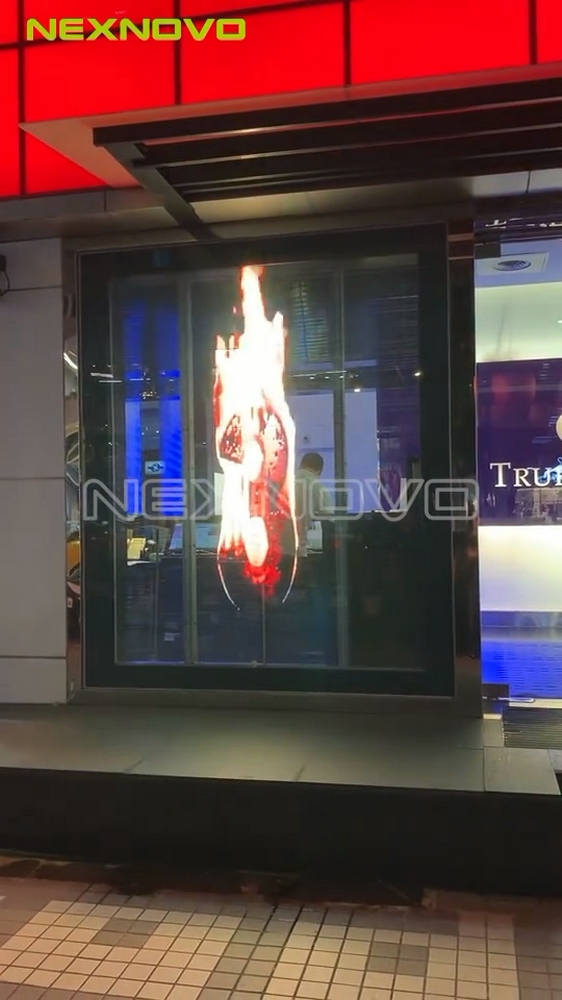 臺灣TRUE FITNESS 古亭健身館透明LED顯示屏項(xiàng)目(圖6)