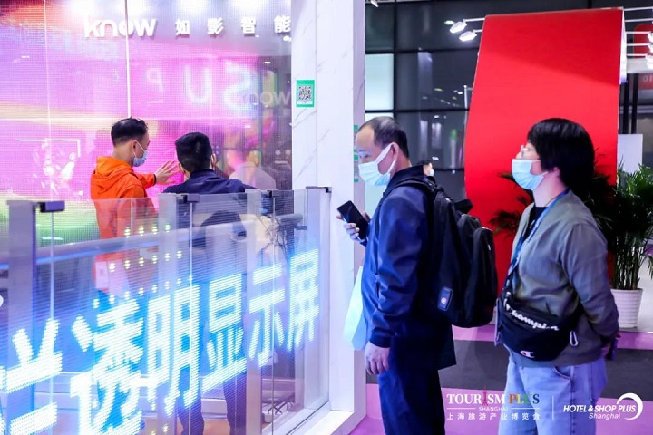 展會回顧 丨上海國際酒店及商業(yè)空間展，晶泓光電玻璃屏再掀人潮(圖14)